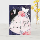 Congratulations to Happy Couple カード (黄色い花)