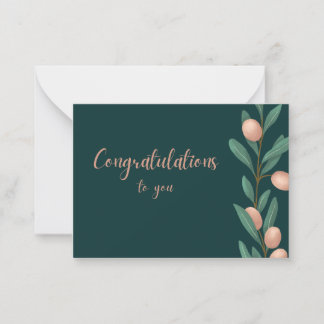 Congratulations to You – Celebration Card ノートカード