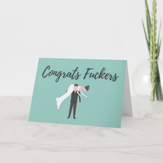 Congratulations Wedding Greeting Card カード (正面)
