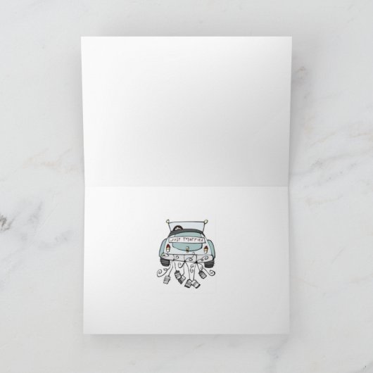 Congratulations Wedding Greeting Card カード (内部)