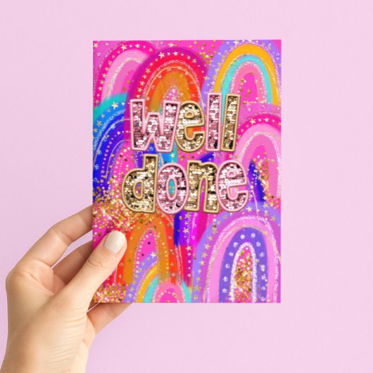 Congratulations Well Done カード