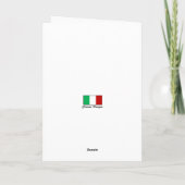 Congratulazioni! -イタリア語の新生児 カード (裏面)