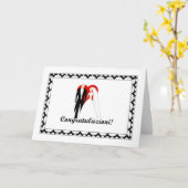 Congratulazioni - Congratualtionsのイタリア語 カード (黄色い花)