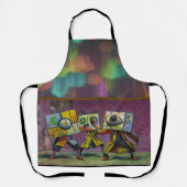 Congregating above エプロン (正面)