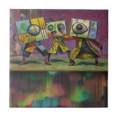 Congregating above タイル (正面)