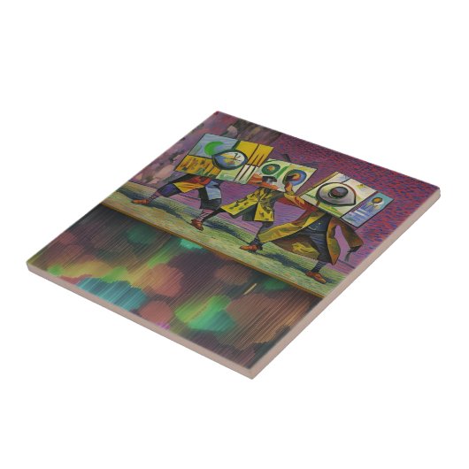 Congregating above タイル (側面)