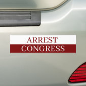 Congress is not doing its job バンパーステッカー (車上)