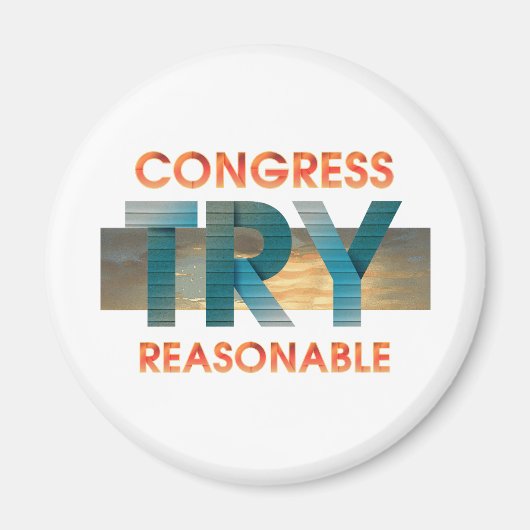 Congress, Try Reasonable Magnets マグネット (正面)
