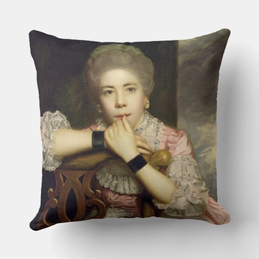 Congreveの「愛の失敗PrueとしてAbington夫人のための クッション (裏面)