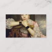 Congreveの「愛の失敗PrueとしてAbington夫人のための 名刺 (裏面)