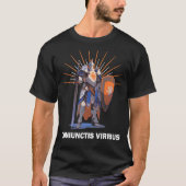 CONIUNCTIS VIRIBUS Knights Templar Motto Tシャツ (正面)