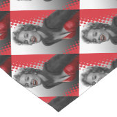 CONJO2赤はマリリンZAZZに点を打ちます ショートテーブルランナー (コーナー)