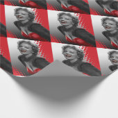 CONJO2赤はマリリンZAZZに点を打ちます ラッピングペーパー (角)