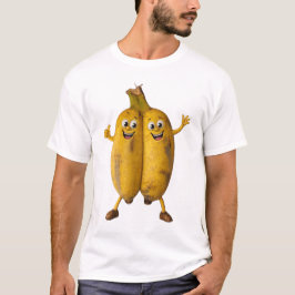 Conjoined Bananas Comedy Duo Tシャツ