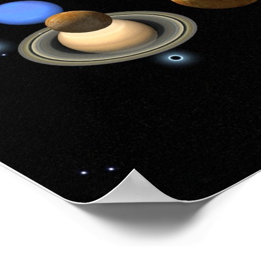 Conjunction of Planets Photograph ポスター (角)