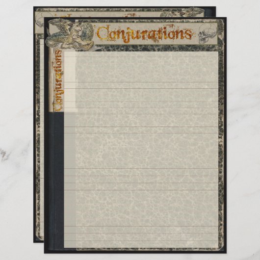 CONJURATIONSウィザード紙 (正面/裏面)