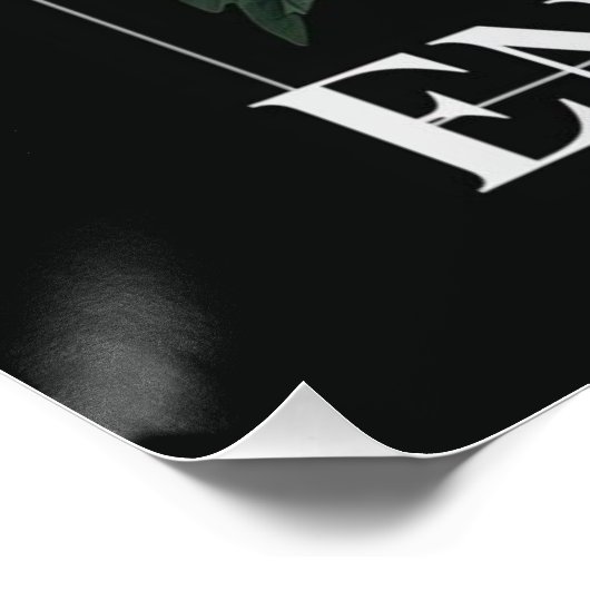 Conjure Enchant Bless the Path Purple Peony ポスター (コーナー)