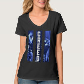 Conlan and Creed triptych blue Tシャツ (正面)