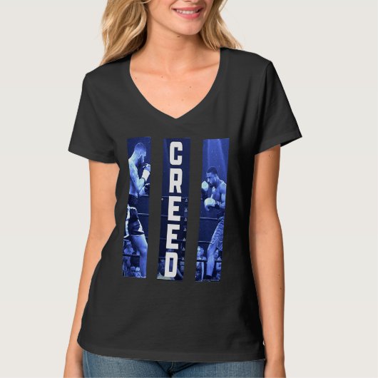 Conlan and Creed triptych blue Tシャツ (正面)