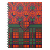 Conleyの一族の格子縞のスコットランドのキルトのタータンチェック ノートブック (正面)