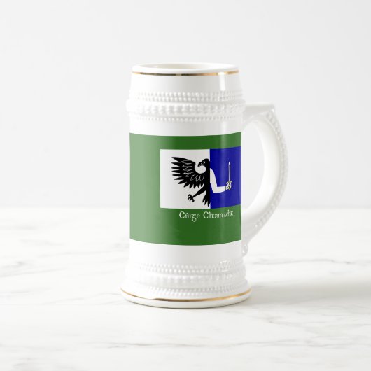 Connachの旗 ビールジョッキ (正面右)