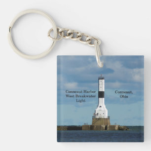 Conneaut Harbor West Bkwライトアクリルキーチェーン キーホルダー