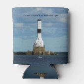 Conneaut Harbor West Breakwater Light can cooler 缶クーラー (裏面)
