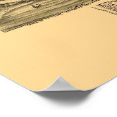 Conneaut, OHパノラママップ – 1896 ポスター (角)