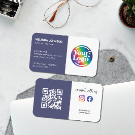 Connect Future Dusk QRコードロゴソーシャルメディア 名刺