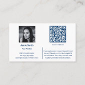 Connect Professional Company Ambassador Blue 名刺 (裏面)