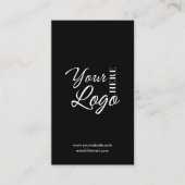 Connect With Usカスタム LogoソーシャルメディアQRコード 名刺 (正面)