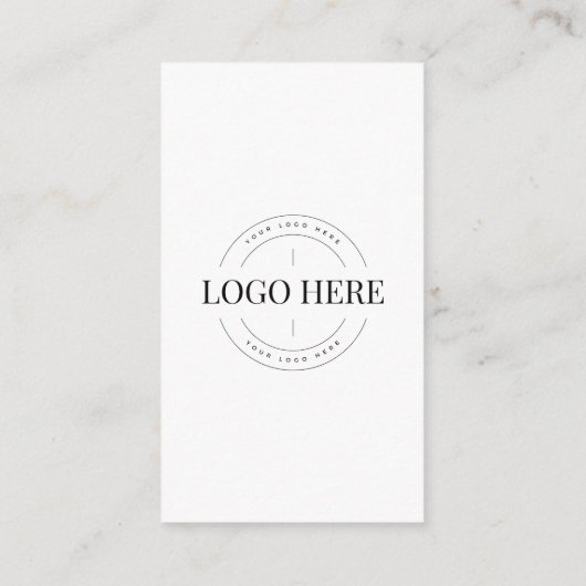 Connect with UsソーシャルメディアQRコードビジネスロゴ エンクロージャーカード (裏面)