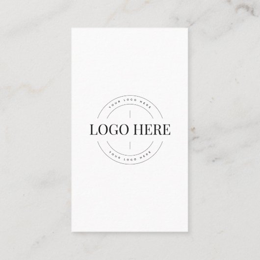 Connect with UsソーシャルメディアQRコードビジネスロゴ 名刺 (裏面)