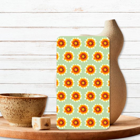 Connect With UsソーシャルメディアQRコードレトロ花 名刺