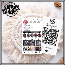 Connect with usパーソナルフィットネストレーナーInstagram 名刺