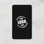 Connect With Us白黒QRコードソーシャルメディア 名刺 (裏面)