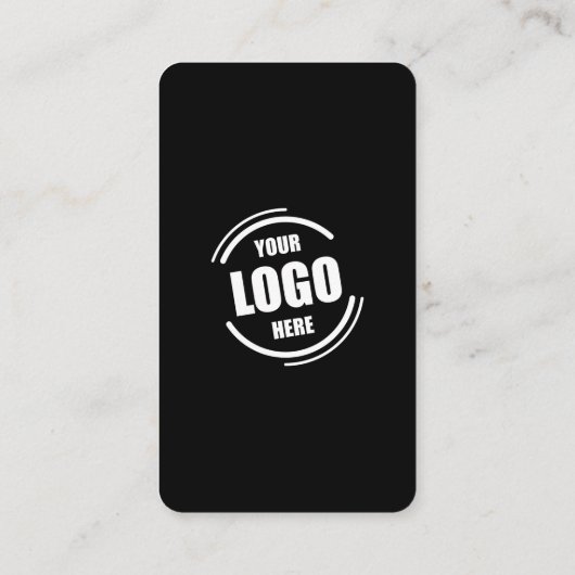 Connect With Us白黒QRコードソーシャルメディア 名刺 (裏面)