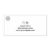 Connect with us Instagram Facebook Social Media セルフインキングスタンプ (デザイン)