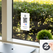 Connect with us Instagram Facebook Social Media QR