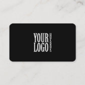 Connect with us Social Media QR Code Black Busines 名刺 (裏面)