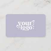 Connect With Us Social Media QR Code Lavender 名刺 (裏面)