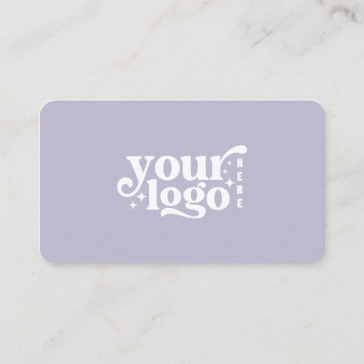 Connect With Us Social Media QR Code Lavender 名刺 (裏面)