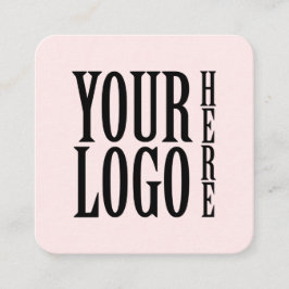 Connect with us Social Media QR Code Pink Square スクエア名刺