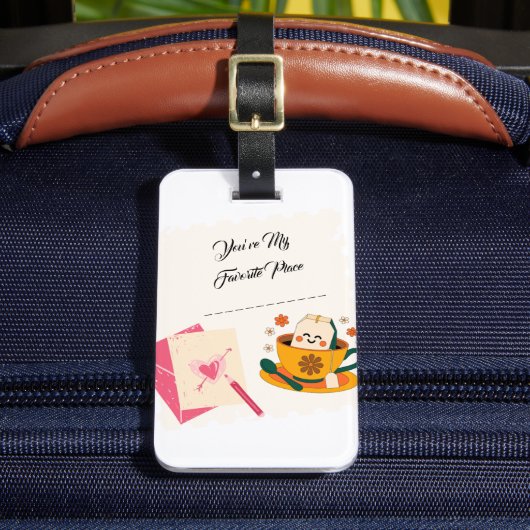 Connected Hearts Valentine Gifts for Everyone 2026 ラゲッジタグ (正面インサイチュ2)