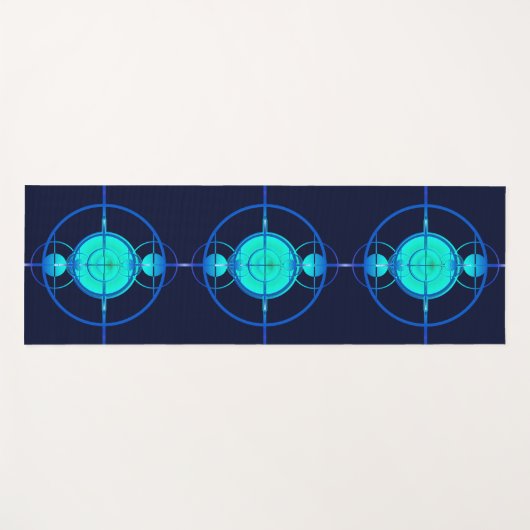 Connected Minds ヨガマット (正面(横))