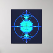 Connected Minds (Night Version) キャンバスプリント (正面)