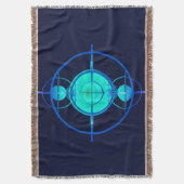 Connected Minds (Night Version) スローブランケット (正面縦)