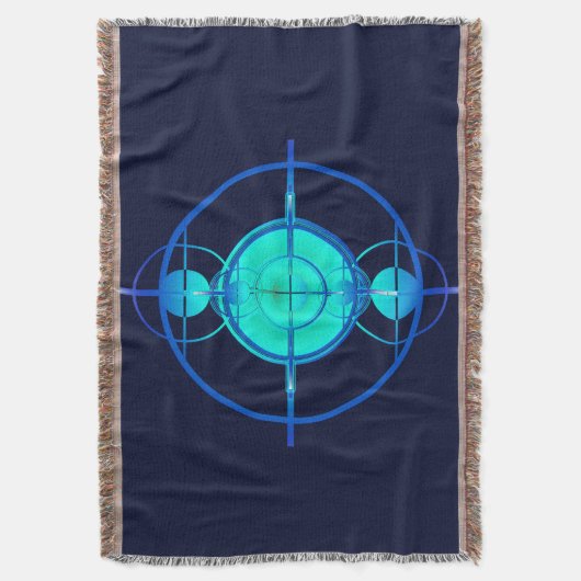 Connected Minds (Night Version) スローブランケット (正面縦)