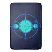 Connected Minds (Night Version) バスマット (正面縦)