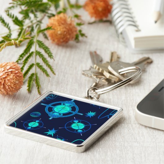 Connected Minds Pattern キーホルダー (側面)